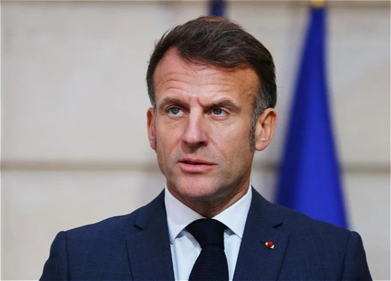 Macron Publishes Post in Azerbaijani Language After Conversation with Ilham Aliyev
