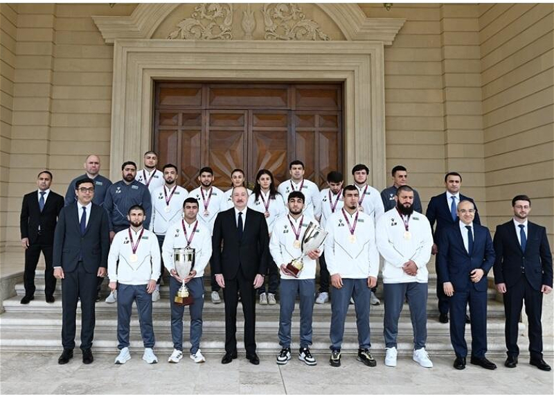 Президент Ильхам Алиев: Азербайджанские борцы еще раз показали, что они первые в Европе