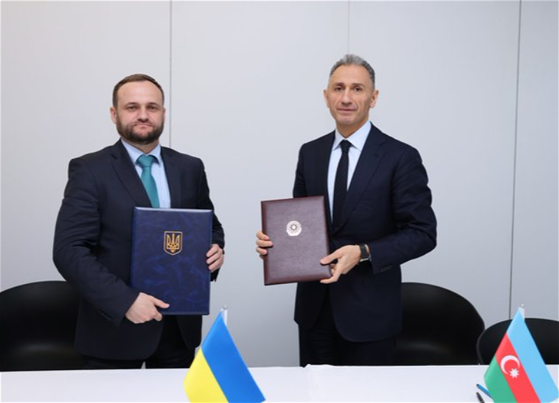 Азербайджан и Украина подписали меморандум о взаимопонимании в сфере транспорта - ФОТО