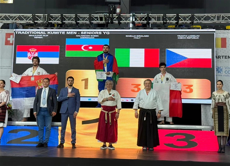 Азербайджанский каратист Бабек Гялямзаде завоевал титул чемпиона Европы