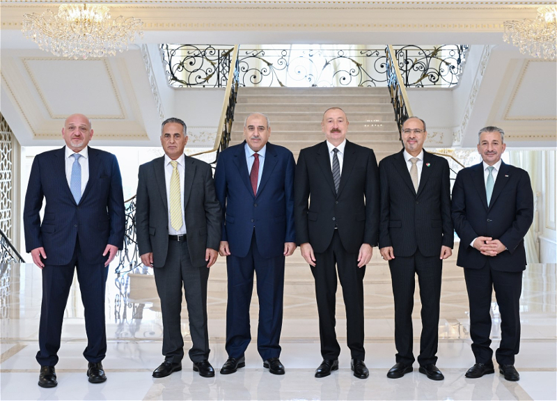 President Ilham Aliyev received delegation of the House of Representatives of the Hashemite Kingdom of Jordan - FOTO