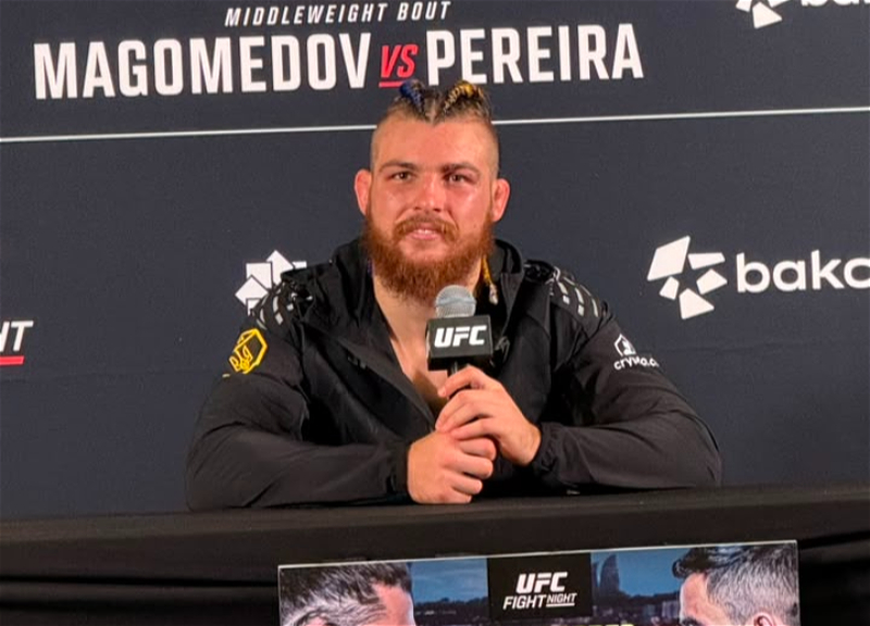 Украинский боец поделился эмоциями после успешного выступления на UFC Fight Night в Азербайджане