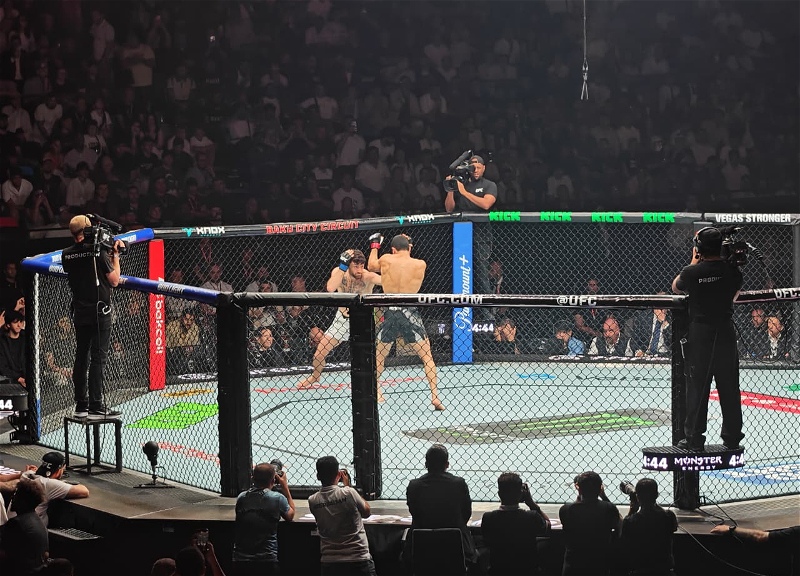 Азербайджанский боец Фарман Гасанов выиграл свой первый бой в UFC