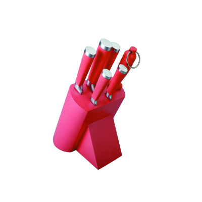 5 PCS qırmızı bıçaq dəsti (39066)