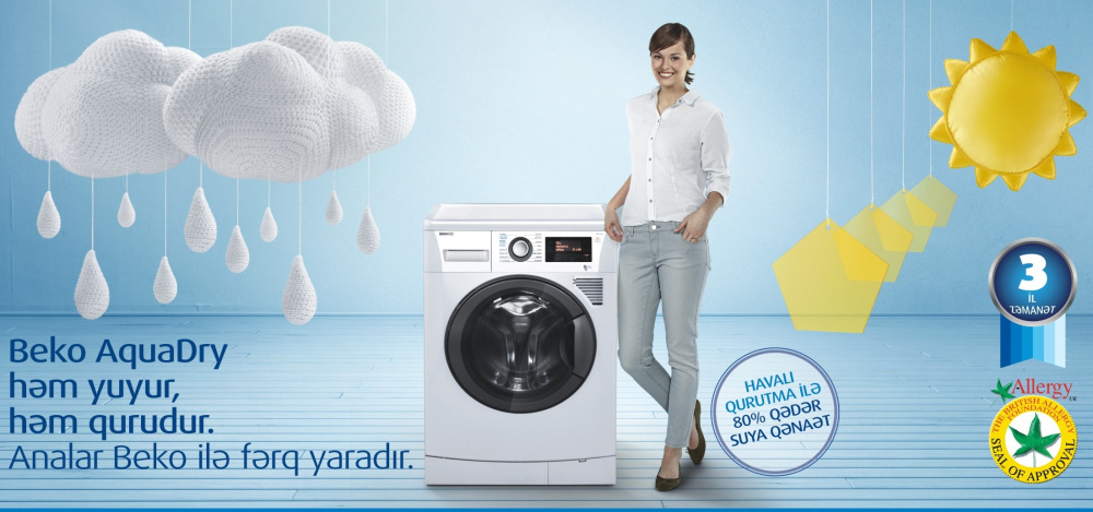 BEKO AQUADRY TEXNOLOGİYASI!