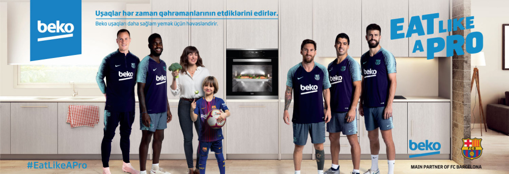 BEKO BARSELONA FUTBOL KLUBUNUN QLOBAL BAŞ SPONSORU OLDU!