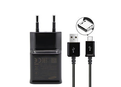 Samsung 5 V - 2.0 A Fast Charger + Type-C USB Kabel