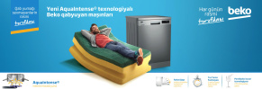 BEKO AQUAINTENSE TEXNOLOGİYASI İLƏ QAB YUMAĞA SON!