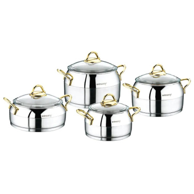 Evimsaray Venus qazan dəsti 8 ədəd (1349)