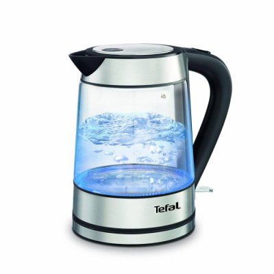 Elektrik Çaydan TEFAL 1.7 lt İşıqlı Şüşə Qara Yeni