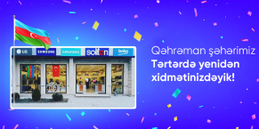 TƏRTƏR MAĞAZAMIZ YENİDƏN XİDMƏTİNİZDƏ!