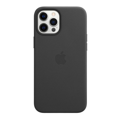 Keys Apple Iphone 12 Pro Max Leather Case Magsafe Black (MHKM3ZM/A)