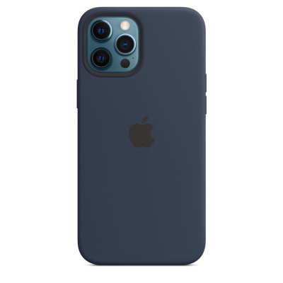 Keys Apple Iphone 12 Pro Max Silicone Case Magsafe Deep Navy Blue (MHLD3ZE/A)