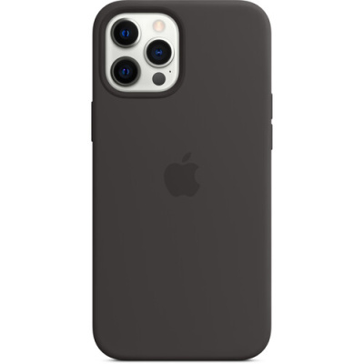 Keys Apple Iphone 12 Pro Max Silicone Case Magsafe Black (MHLG3ZM/A)