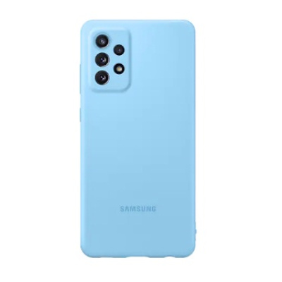 Keys Samsung A72 SM-A725 Slicone Cover (Mavi)