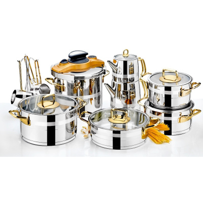 Cehiz dəsti Safir gold 18 PCS (1569)