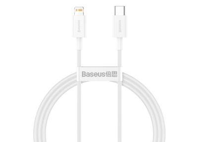 Baseus TYPE-C↔IP Kabel 1M SUPERIOR 20W White