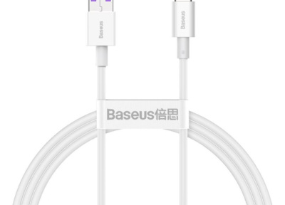 Baseus USB↔TYPE-C Kabel 1M SUPERIOR 66W White