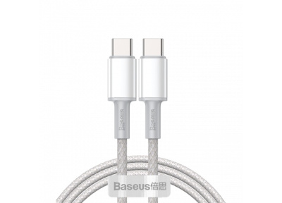 Baseus TYPE-C↔TYPE-C Kabel 1M DENSITY 100W White