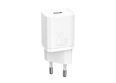 Charger 1 USB-C 20W Baseus Si Quick White 