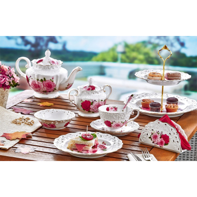 Rose Səhər yeməyi dəsti 33 ədəd (ES-970)