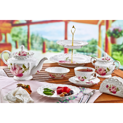 Rose Səhər yeməyi dəsti 33 ədəd (ES-971)