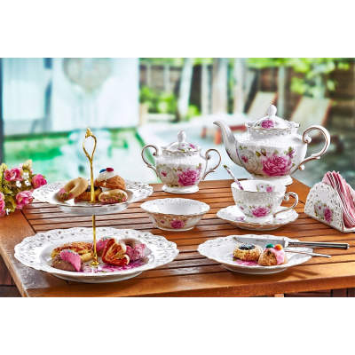 Rose Səhər yeməyi dəsti 33 ədəd (ES-972)