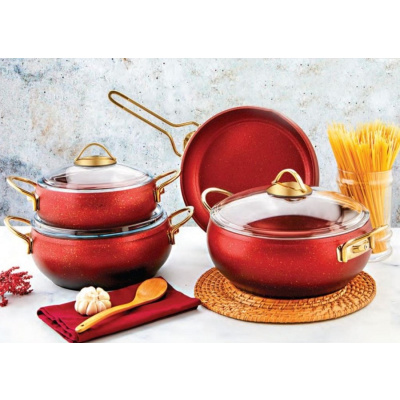 Evimsaray Belly Qazan dəsti 7 ədəd (7707)