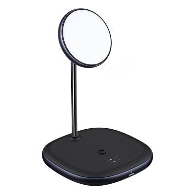 Baseus Stand Holder Wireless Charger 20 W Swan 2in1 Black
