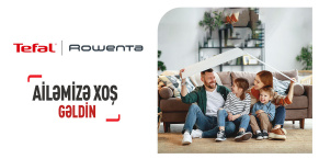 TEFAL VƏ ROWENTA BRENDİ İLƏ RƏSMİ TƏRƏFDAŞ OLDUQ!