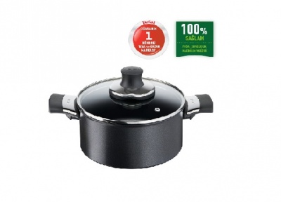 Qazan TEFAL Titanium 1X Excellence Induction Altlıq Dərin 24 sm