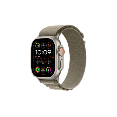 Apple Watch Ultra 2 Titanium Case, Olive Alpine Loop Band ( Medium size ) + Cellular MREY3RB/A