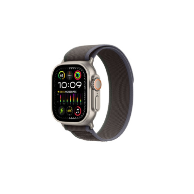 Apple Watch Ultra 2 Titanium Case, Blue / Black Trail Loop Band + Cellular MRF63RB/A
