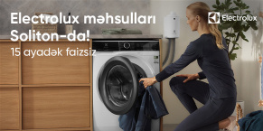 ELECTROLUX MƏHSULLARI ARTIQ BİZDƏ!