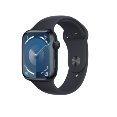 Apple Watch 9 45mm Midnight / Midnight Sport Band (M/L size) USB-C / MR9A3QI/A