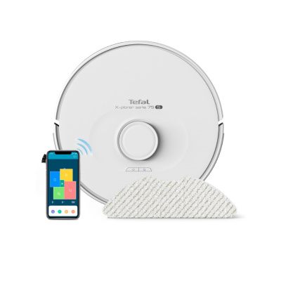 Robot Tozsoran TEFAL RG8577 X-Plorer Seriya 75 S Max Mop Funksiyalı - Ev Heyvanı Dostu