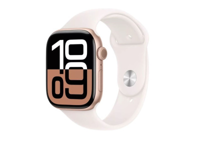 Apple Watch 10 GPS 42mm Rose Gold / Light Blush Sport Band (S/M size) USB-C / MWWH3QI/A