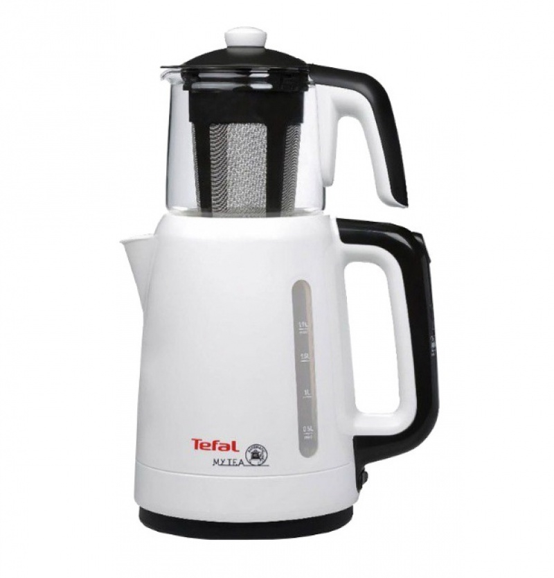 Elektrik Çaydan TEFAL My Tea Şüşə Dəmlikli Ağ
